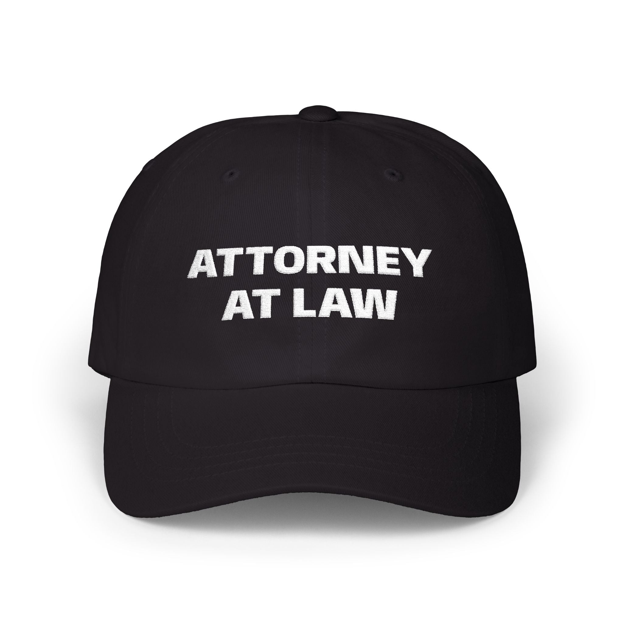 "Attorney At Law" Embroidered Baseball Hat